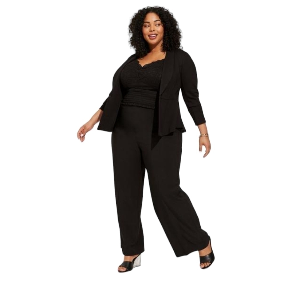 NWT Torrid Studio Luxe Ponte Peplum Blazer Size 6X / 30